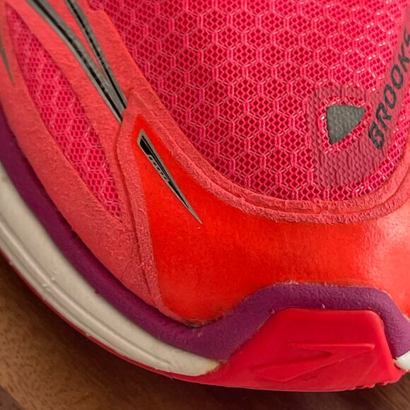 Brooks Womens 11 Transcend Ultimate Ride 1201501B878 Pink Running Shoes Sneakers - Picture 13 of 16